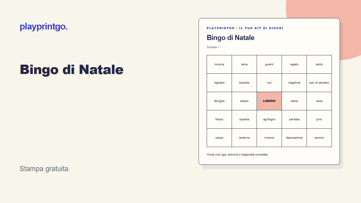 Bingo di Natale - Anteprima