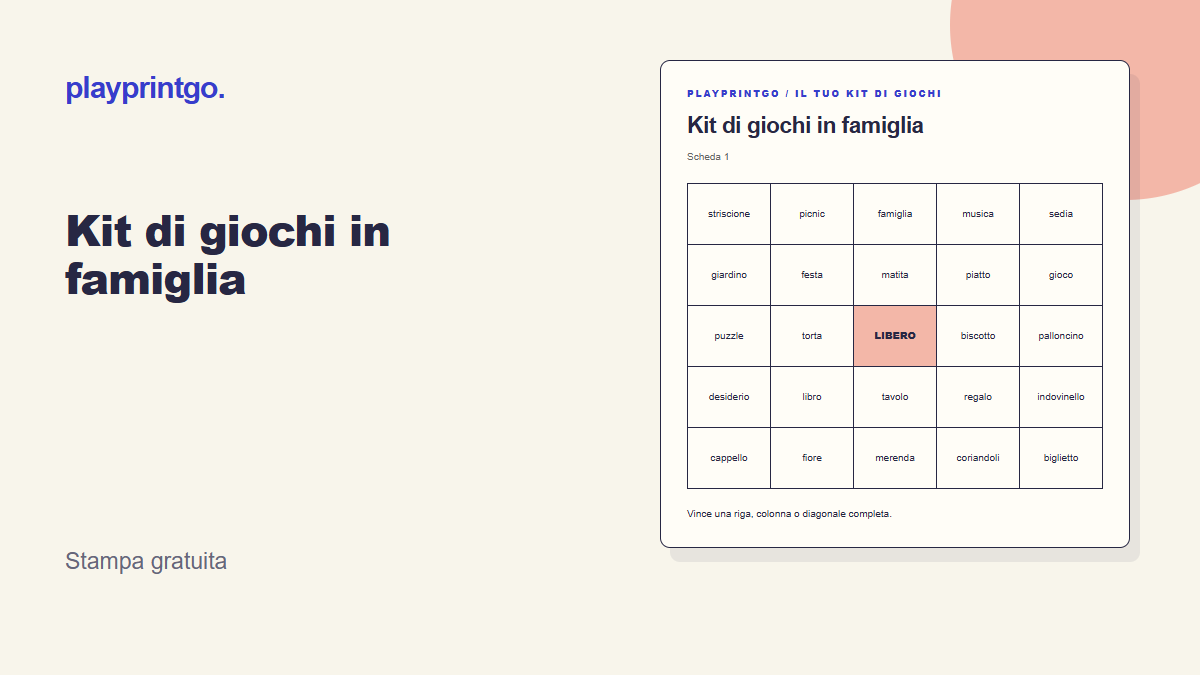 Kit di giochi in famiglia - Anteprima