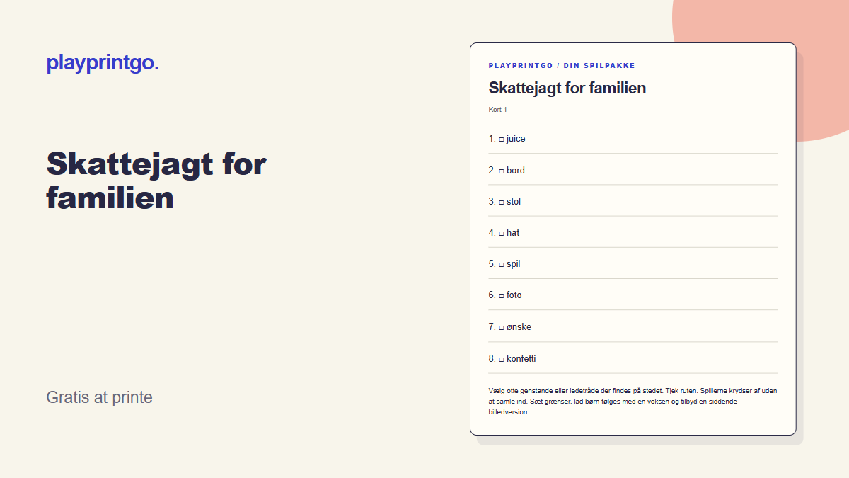 Skattejagt for familien - Forhåndsvisning