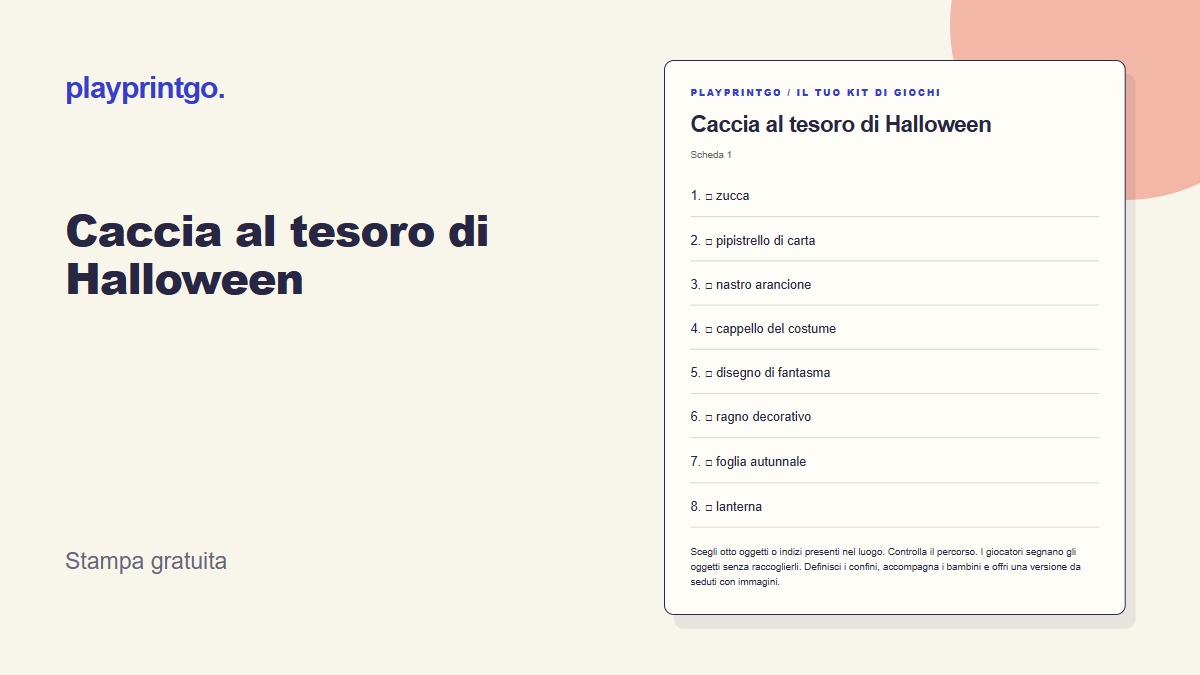 Caccia al tesoro di Halloween - Anteprima